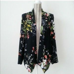 Anthropologie Floral Blazer